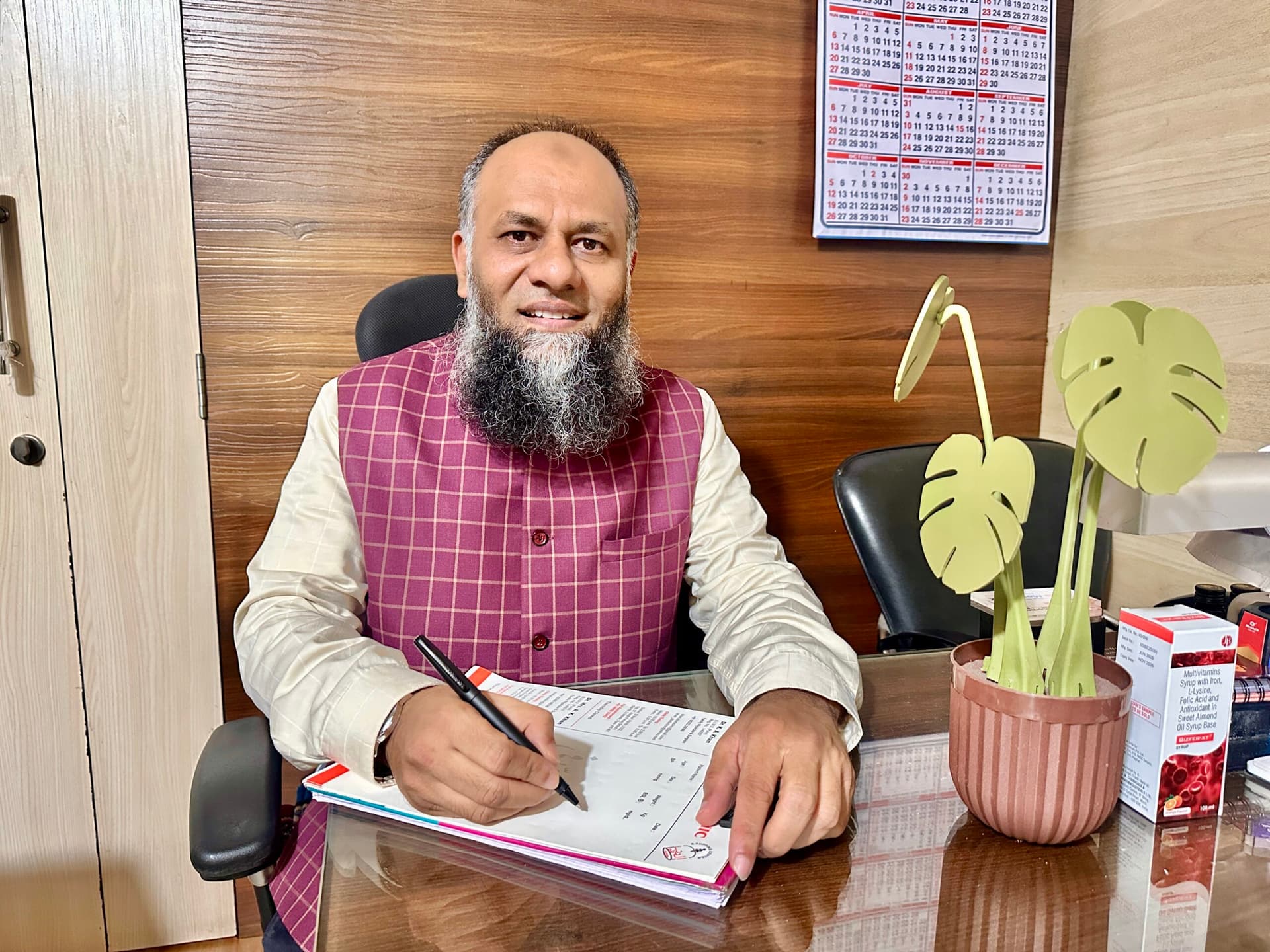 Dr. K.A. Khan, Chief Unani Practitioner